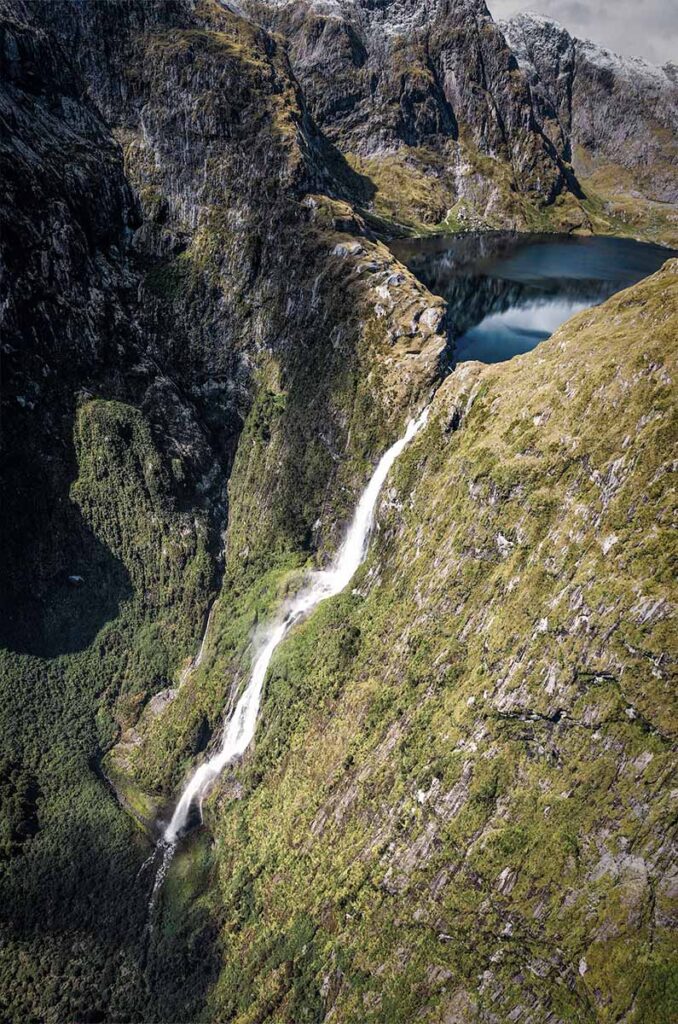 Sutherland Falls Fiordland National Park New Zealand